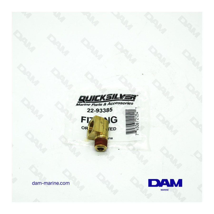 90° CONCAVE ELBOW FITTING MF - 1/4 X 3/8