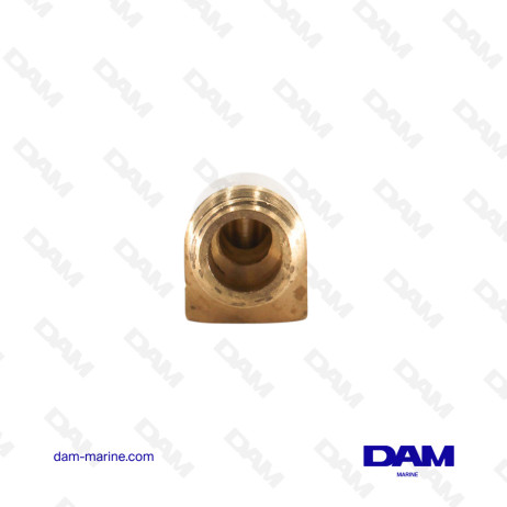 90° CONCAVE ELBOW FITTING MF - 3/8 X 3/8