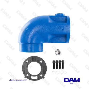 CRUSADER 100MM EXHAUST ELBOW