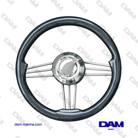 APOLLO STEERING WHEEL Ø 350MM BLACK