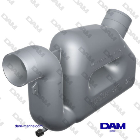 WATERLOCK VETUS SYNTHETIC LP90 - Ø90MM - FIXED ELBOWS