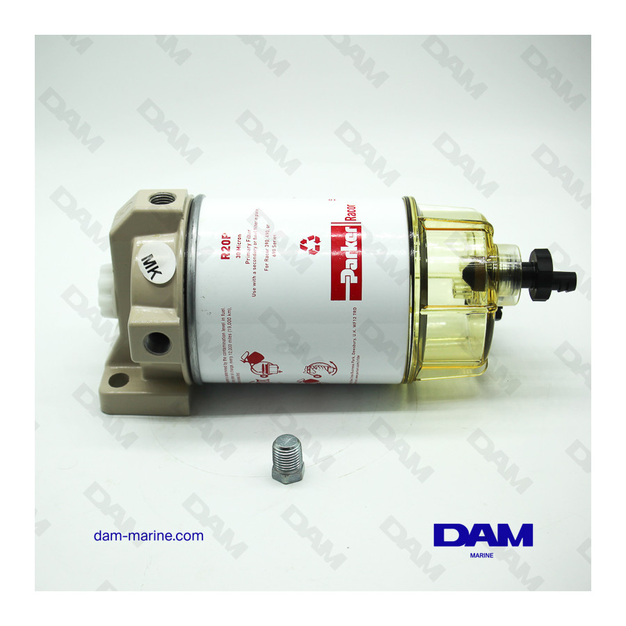 FILTRE DECANTEUR COMPLET GASOIL 114L/H 30M