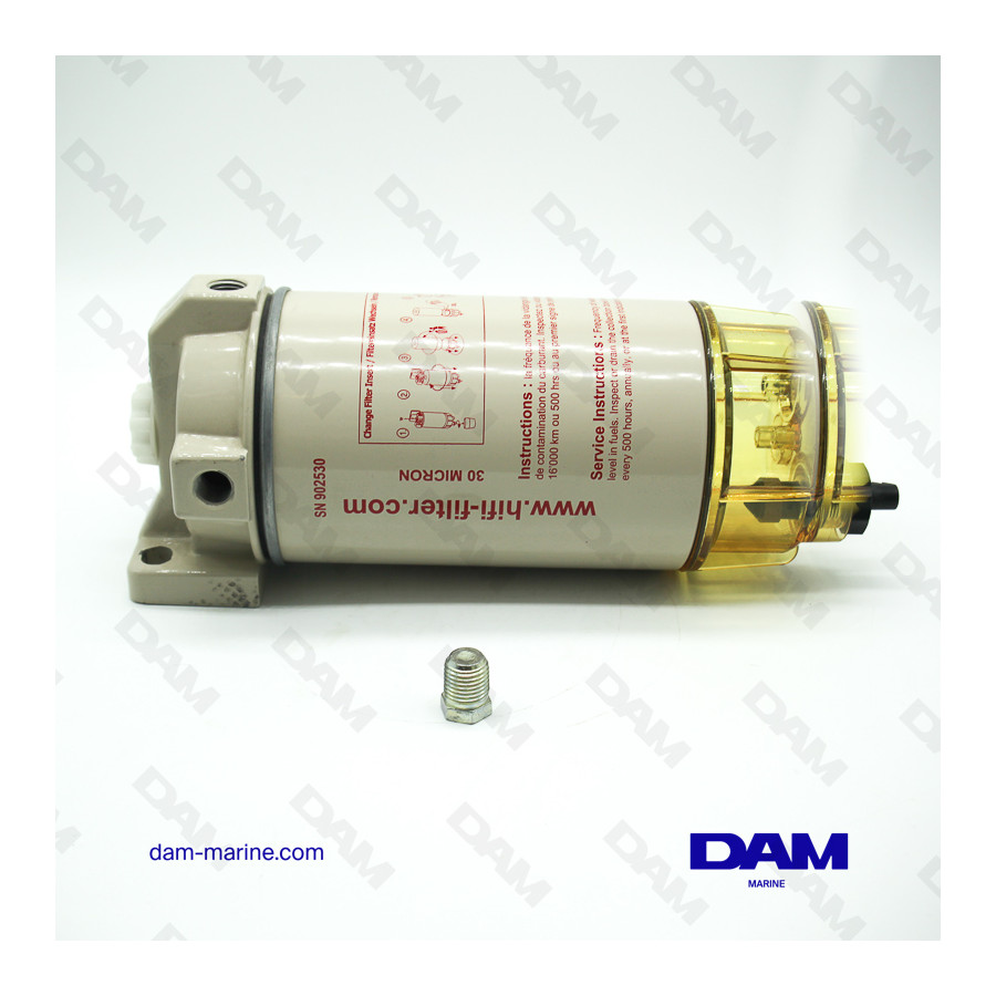 FILTRO DECANTADOR DE DIÉSEL COMPLETO 170L/H 30M