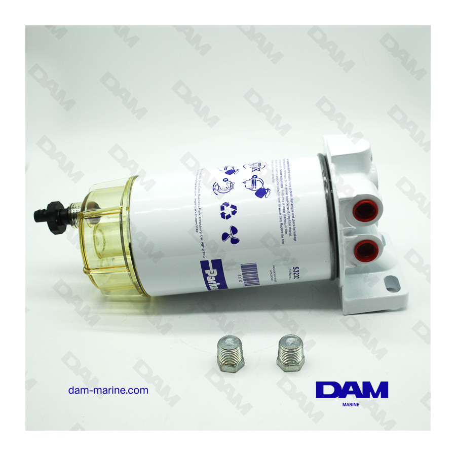 FILTRE DECANTEUR COMPLET ESSENCE 341L/H - BOL PLASTIQUE