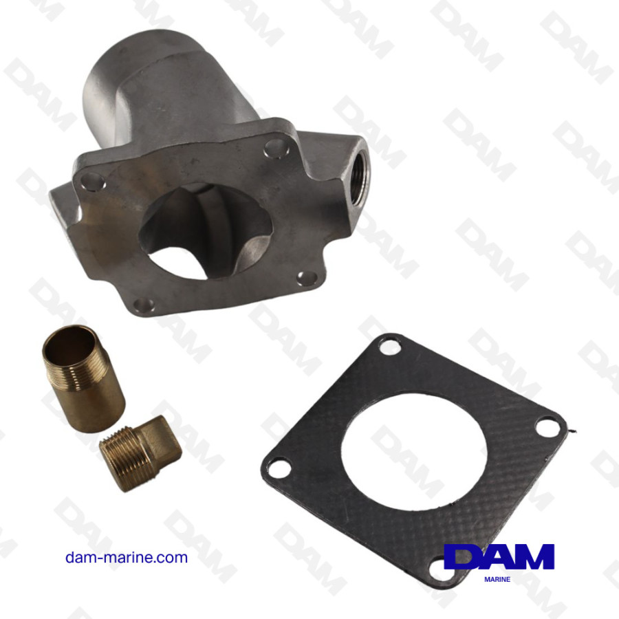 PERKINS 4236 STAINLESS STEEL EXHAUST ELBOW