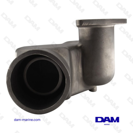 CODO DE ESCAPE DE ACERO INOXIDABLE YANMAR 3V