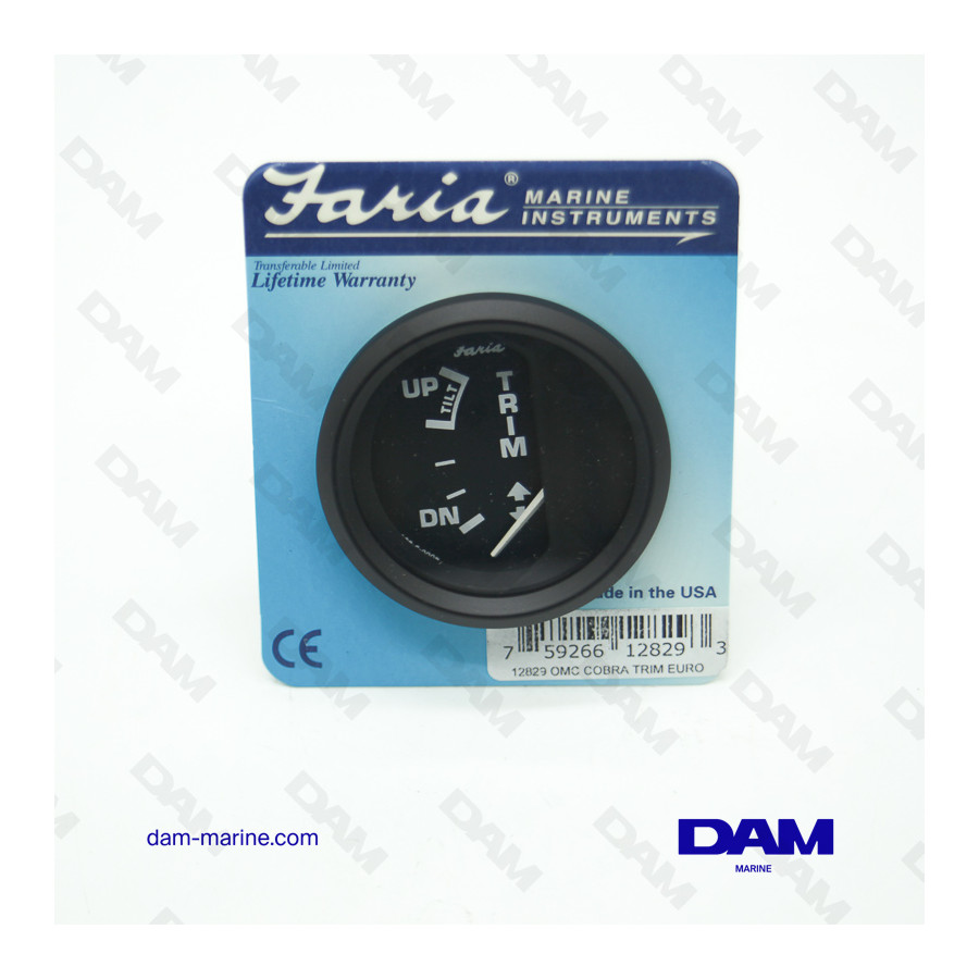BRP OMC COBRA BLACK TRIM INDICATOR