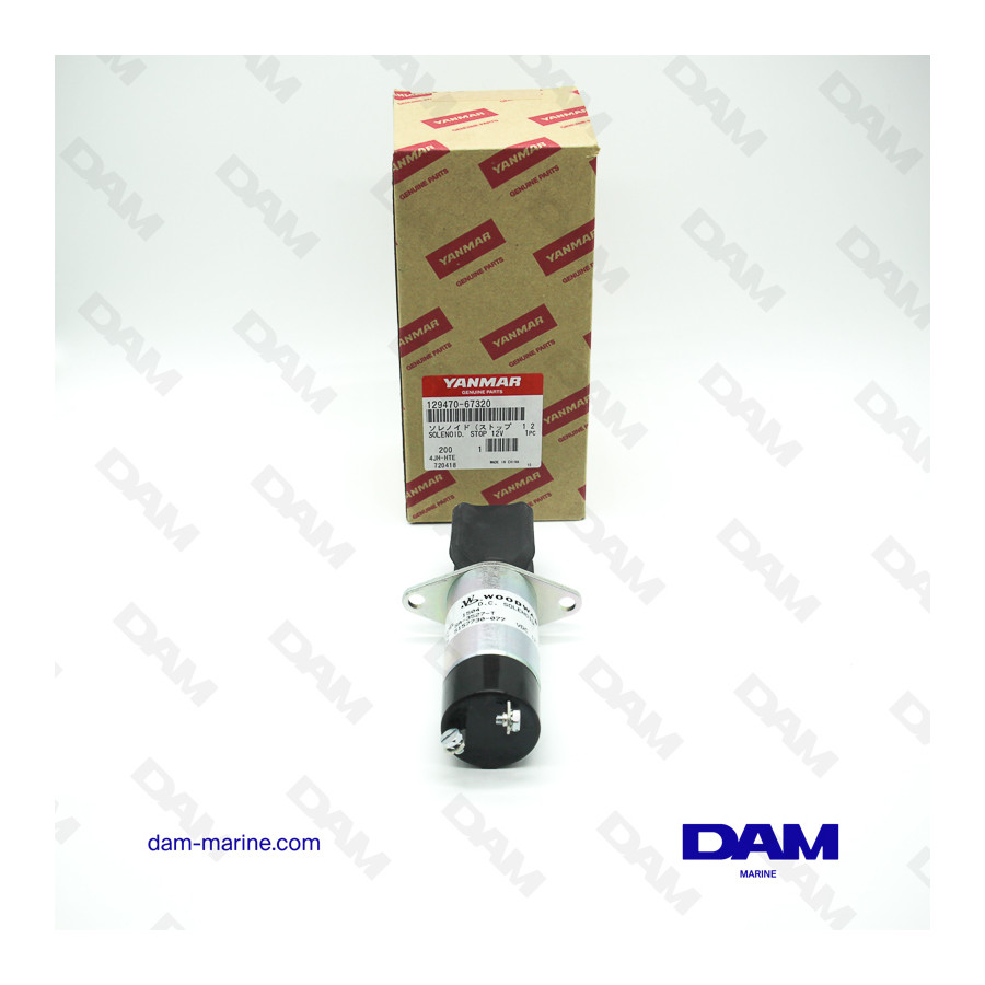 SOLENOIDE DE STOP YANMAR OEM 12V*