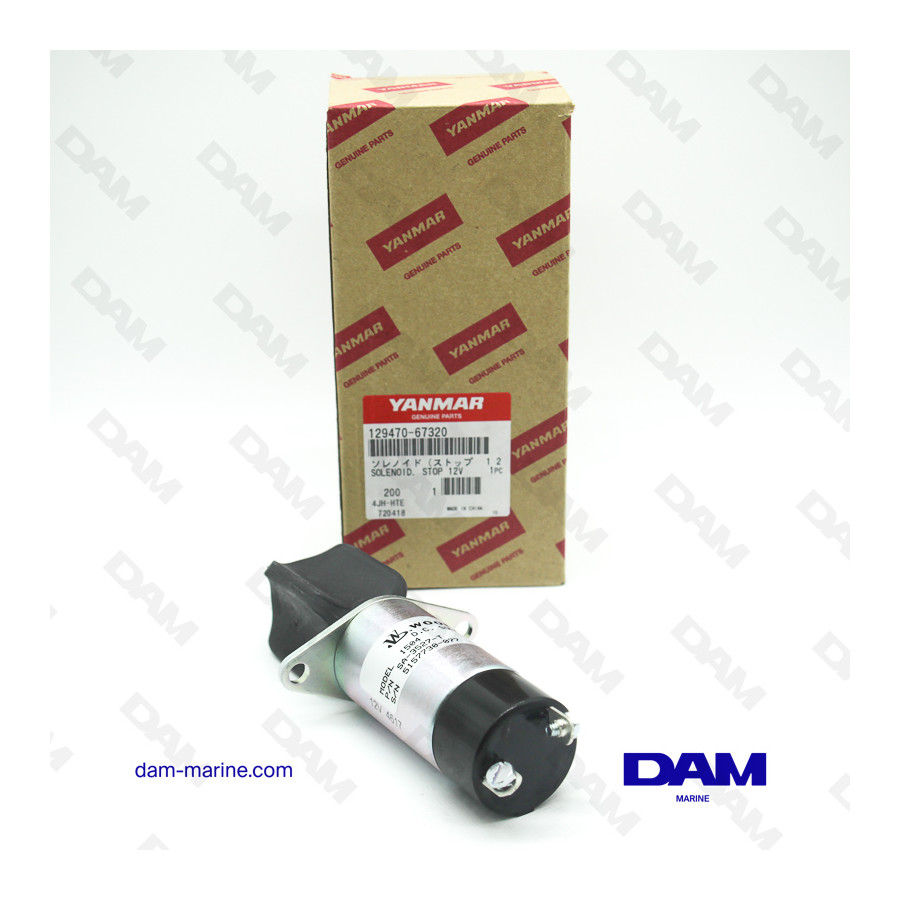 SOLENOIDE DE STOP YANMAR OEM 12V*