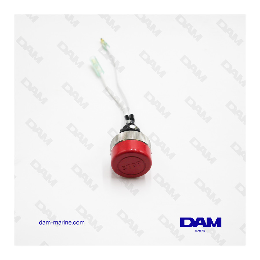 BOUTON ARRET POUSSOIR ROUGE YANMAR