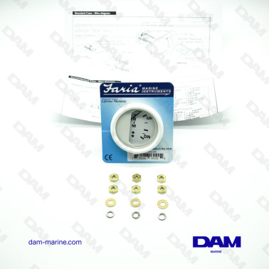 WHITE TRIM INDICATOR - MERCURY - VOLVO - YAMAHA