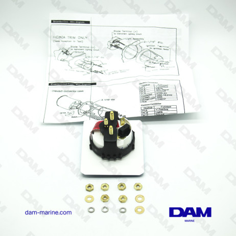 INDICATEUR DE TRIM BLANC HB - BRP - SUZUKI