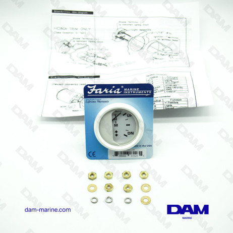 INDICATORE DI TARGA BIANCO HB - BRP - SUZUKI