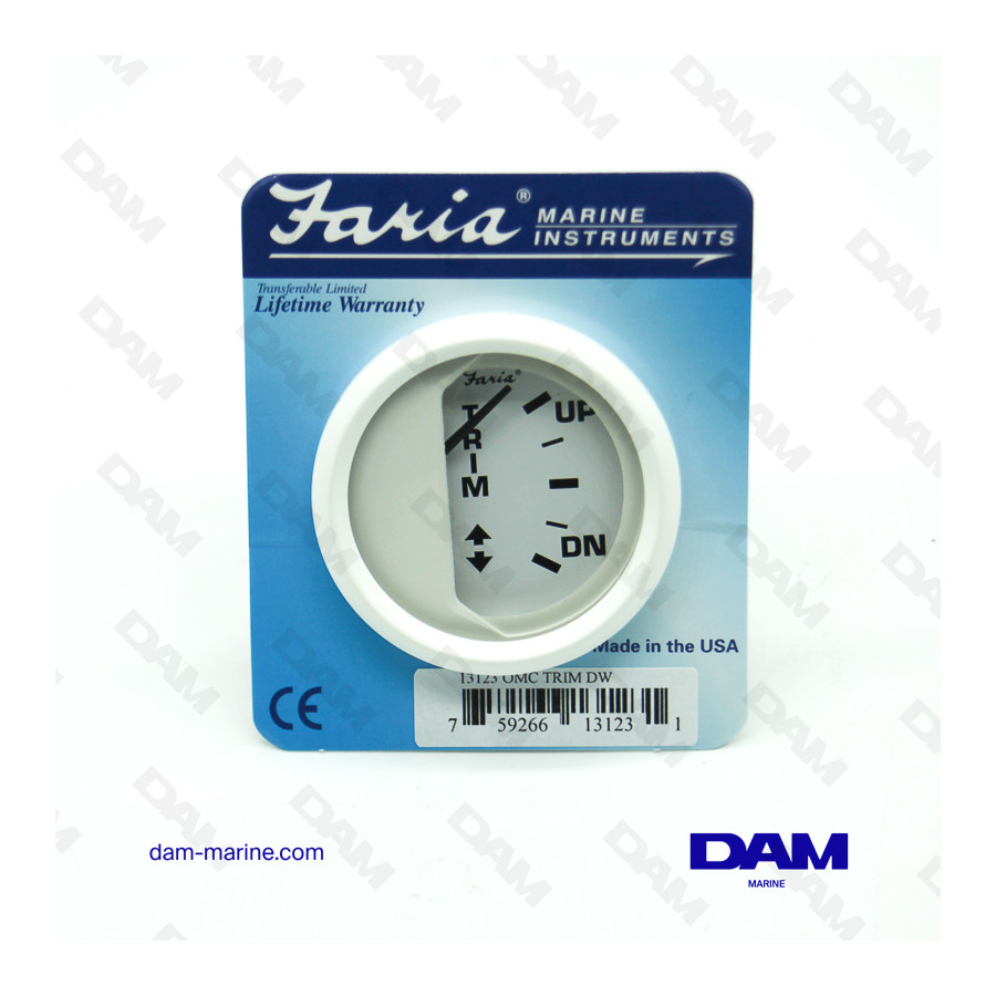BRP OMC COBRA WHITE TRIM INDICATOR