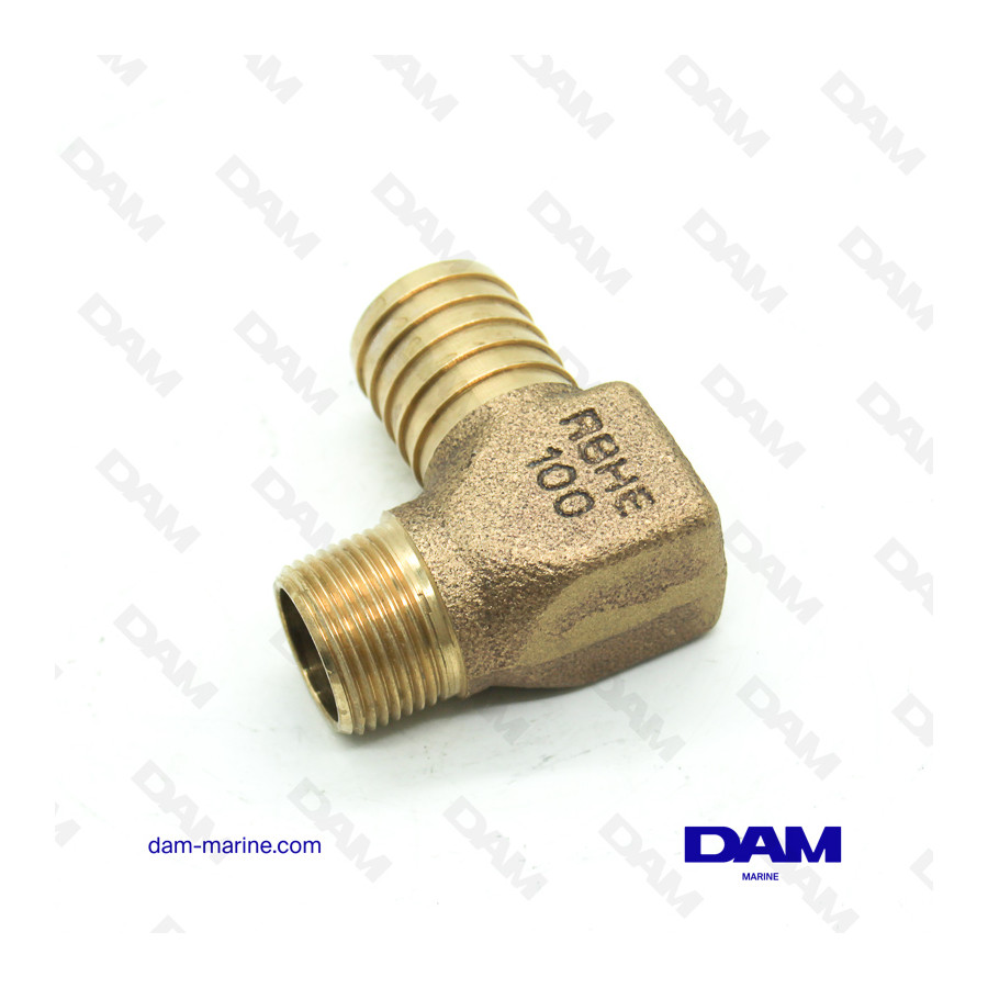 90° ELBOW WATER CONNECTION MM - 3/4 X 1