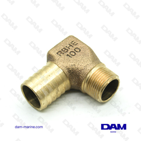 90° ELBOW WATER CONNECTION MM - 3/4 X 1