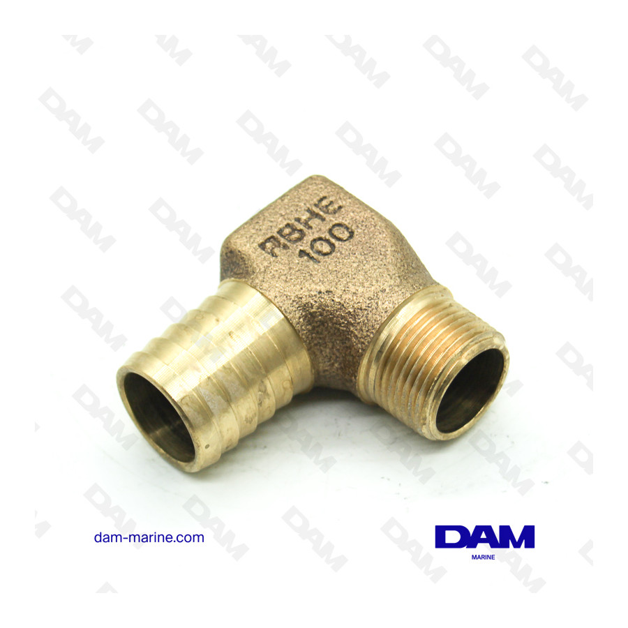 RACORD WATER COUD 90° MM - 3/4 X 1
