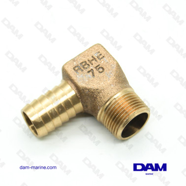 90° ELBOW WATER CONNECTION MM - 3/4 X 3/4
