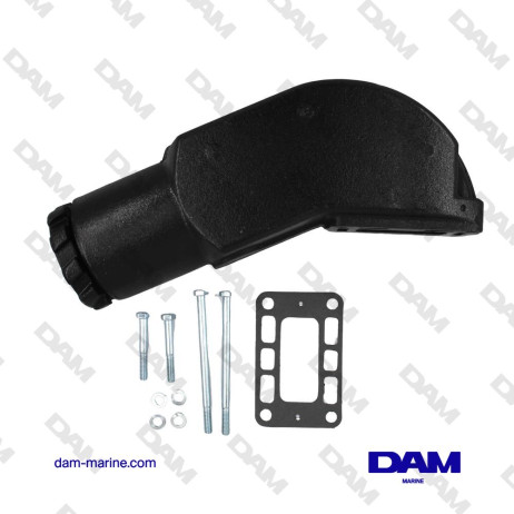 GOMITO DI SCARICO VECCHIO VOLVO V8 - AQ