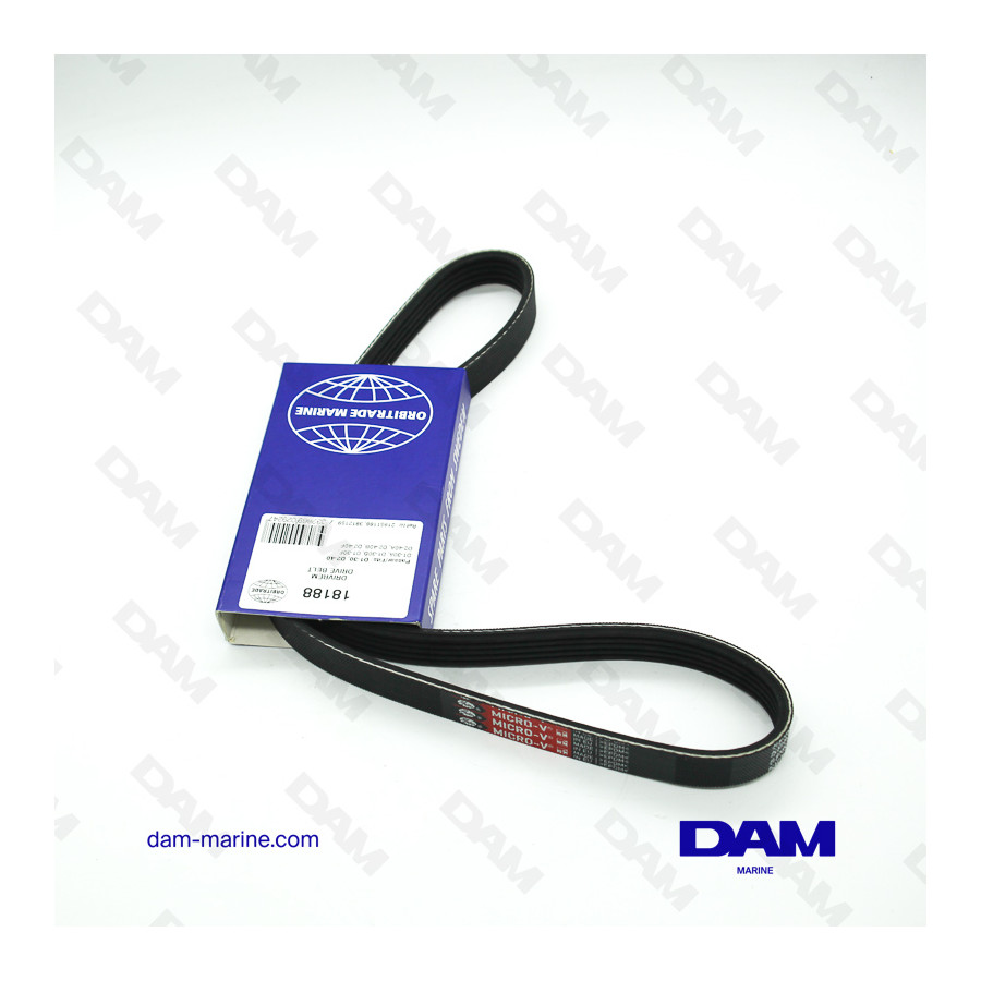 VOLVO D1-30 SERPENTINE BELT - 21951188