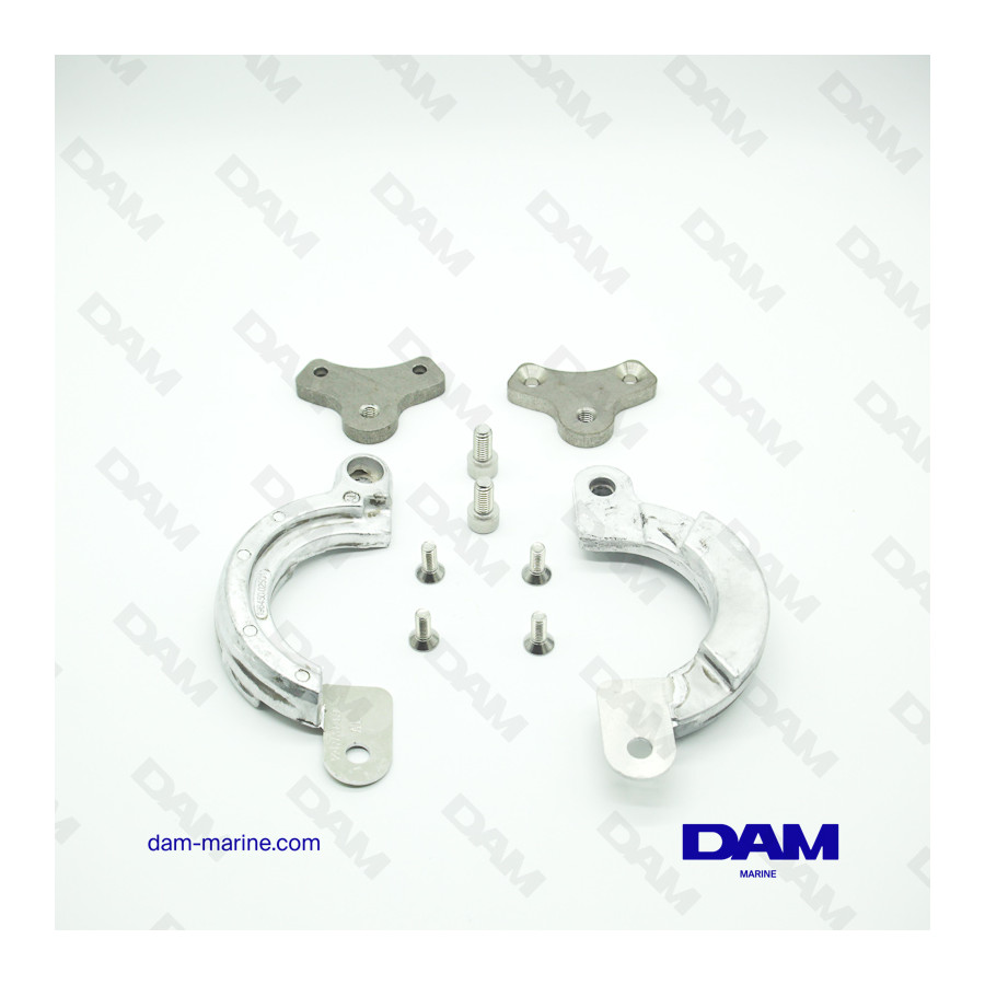 KIT DI CONVERSIONE YANMAR SAILDRIVE CON BASE ANODICA - 2 PEZZI