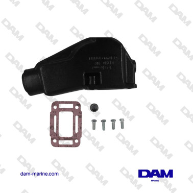 INDMAR SHORT 3" EXHAUST ELBOW