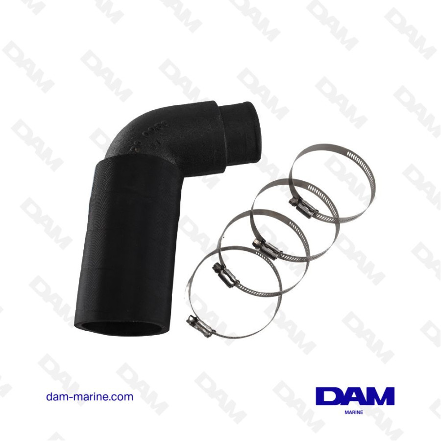 EXHAUST REDUCER PRE-ELBOW 90° 75 - 65MM