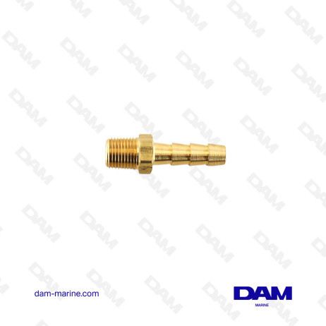 CONECTOR MACHO DE 1/4 6 MM