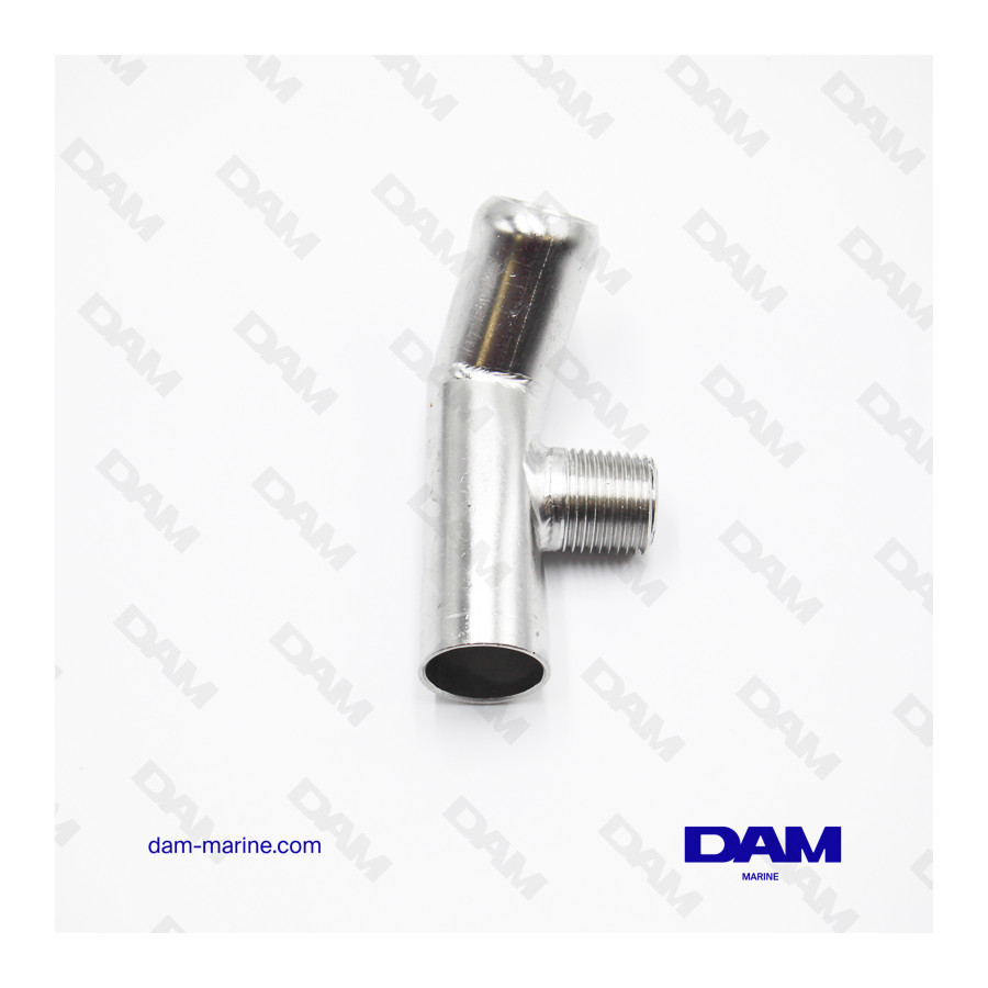 RACCORD EAU EN T - 1/2 X 1 - 3V INOX*