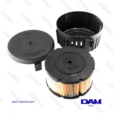 KIT DI CONVERSIONE COMPLETO FILTRO ARIA IN PLASTICA VOLVO - 15,5 CM