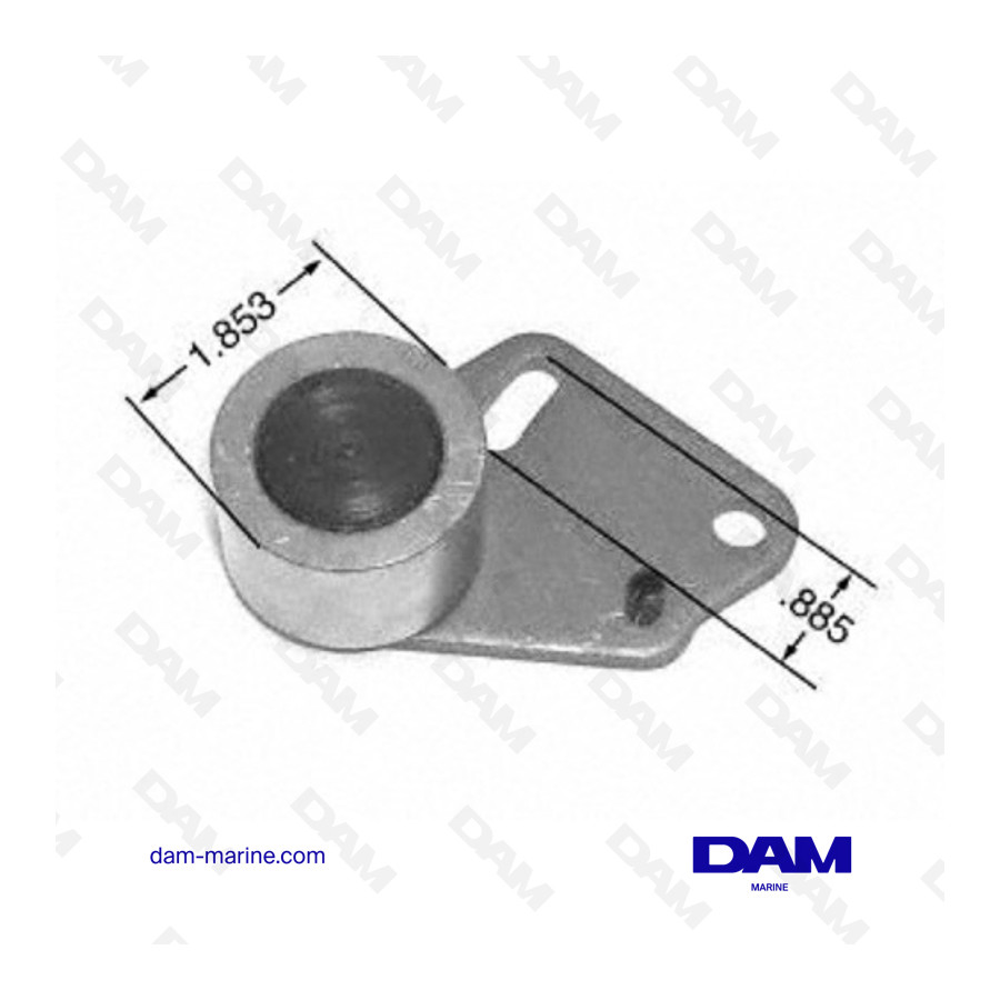 GALET TENDEUR OMC FORD 2.3L