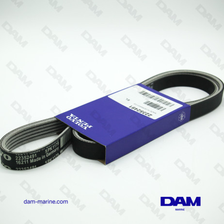 COURROIE SERPENTINE VOLVO D3 POMPE-DA