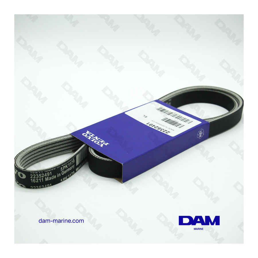 COURROIE SERPENTINE VOLVO D3 POMPE-DA