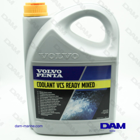 VOLVO YELLOW REFRIIDING LIQUID / ORANGE - 5L - OEM