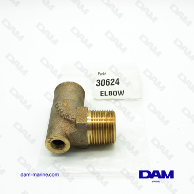 RACCORD EAU COUDE LAITON 90° MM 1" X 1-1/4