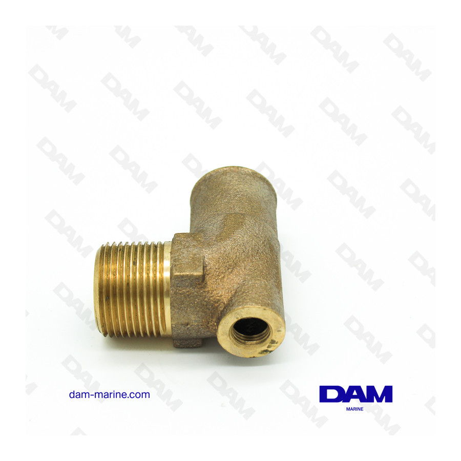 RACCORD EAU COUDE LAITON 90° MM 1" X 1-1/4
