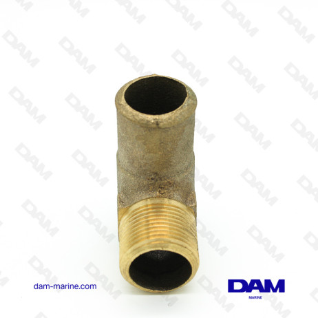 CODO DE LATÓN DE 90° CONEXIÓN DE AGUA MM 1" X 1-1/4