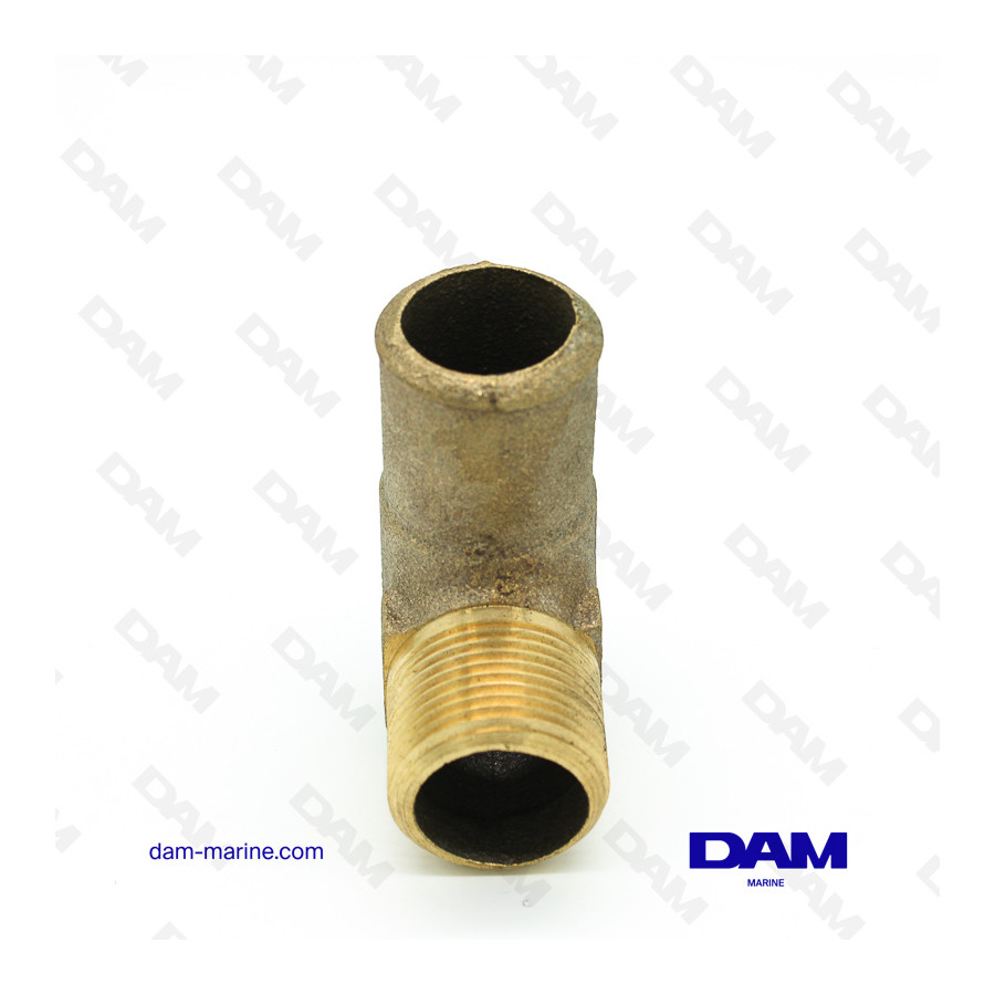 RACCORD EAU COUDE LAITON 90° MM 1" X 1-1/4