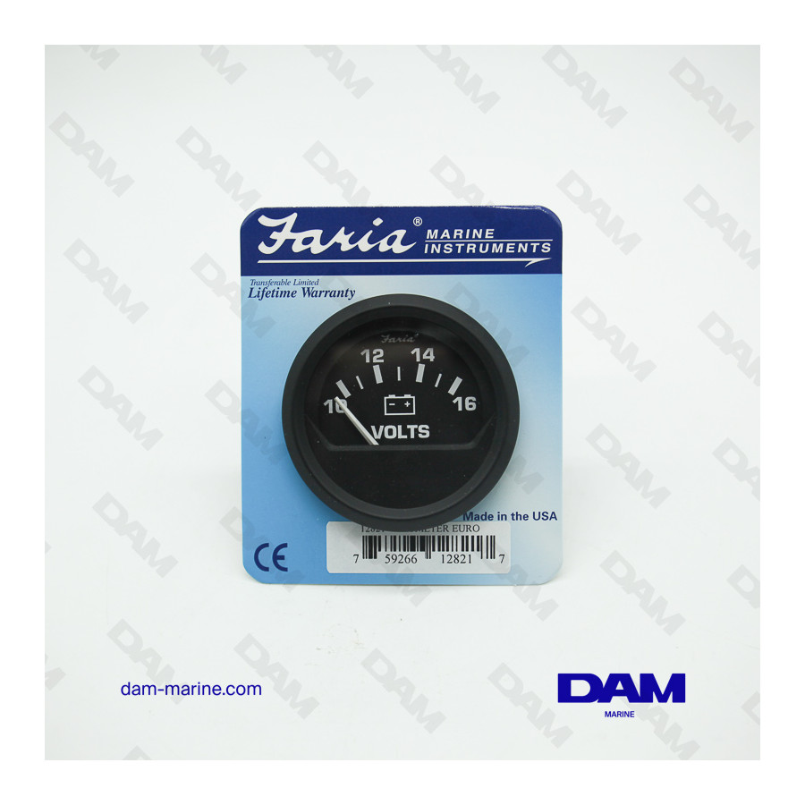 VOLTMET BLACK LOAD INDICATOR 10 - 16 VOLTS