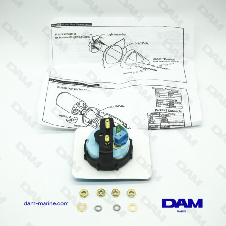 VOLTMET BLACK LOAD INDICATOR 10 - 16 VOLTS