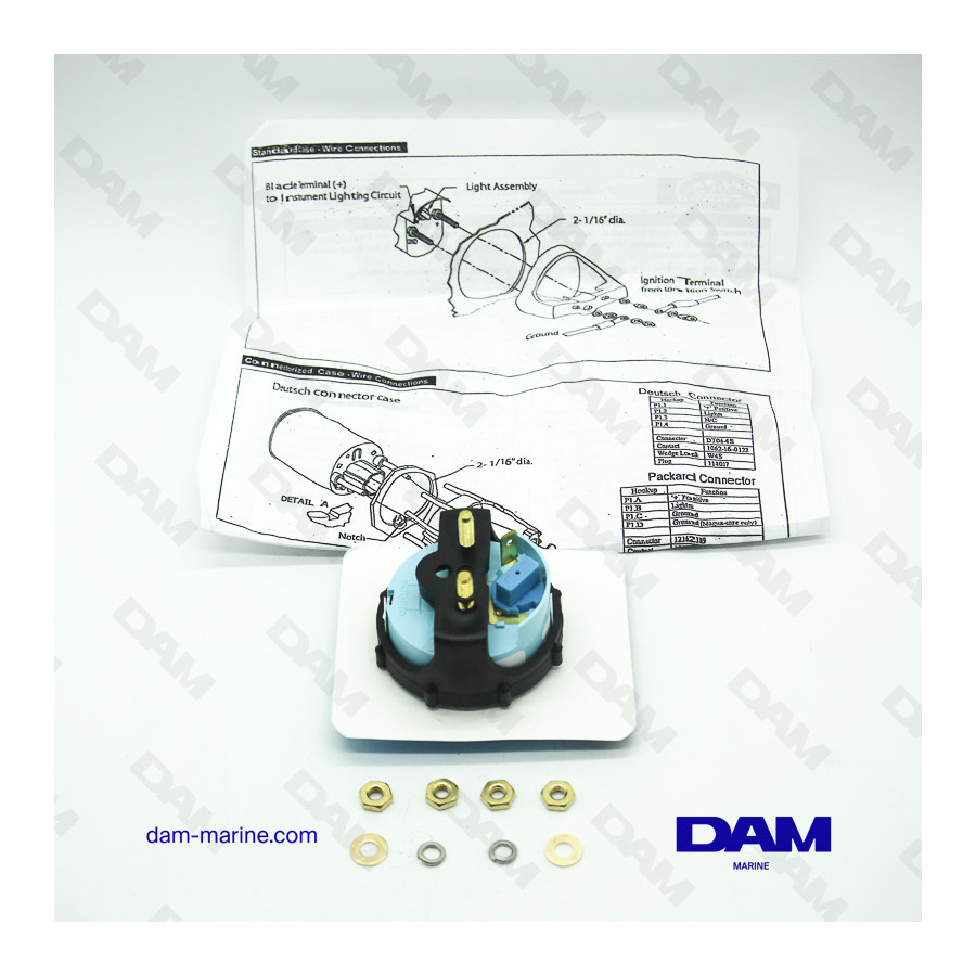 VOLTMET BLACK LOAD INDICATOR 10 - 16 VOLTS