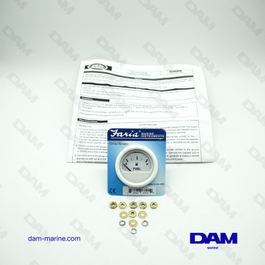 INDICATORE LIVELLO CARBURANTE BIANCO E-1/2-F