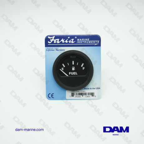 BLACK FUEL LEVEL INDICATOR E-1/2-F