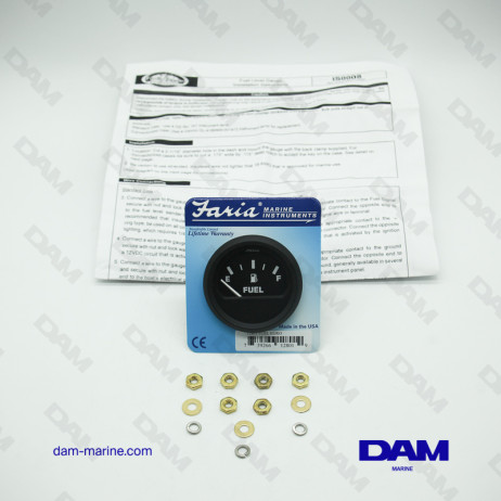 INDICATORE DI LIVELLO CARBURANTE NERO E-1/2-F