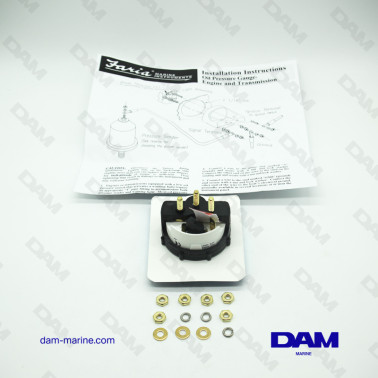 WHITE OIL PRESSURE INDICATOR PSI