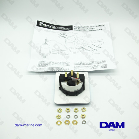 WHITE OIL PRESSURE INDICATOR PSI