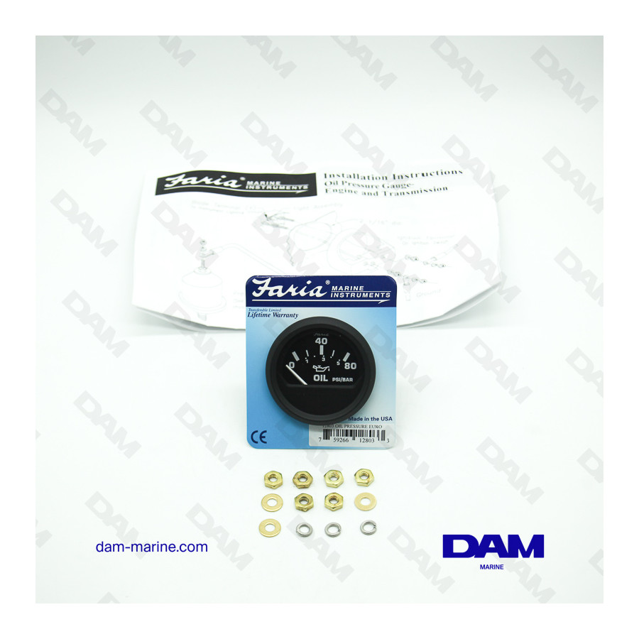 BLACK OIL PRESSURE INDICATOR PSI