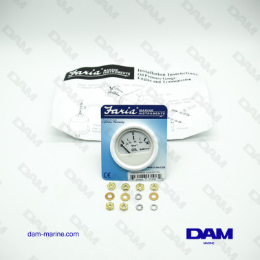 WHITE OIL PRESSURE INDICATOR BAR