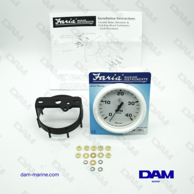 CUENTARREVOLUCIONES DIÉSEL BLANCO 0-4000 RPM