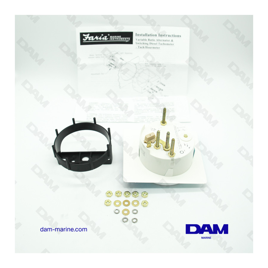 CUENTARREVOLUCIONES DIÉSEL BLANCO 0-4000 RPM